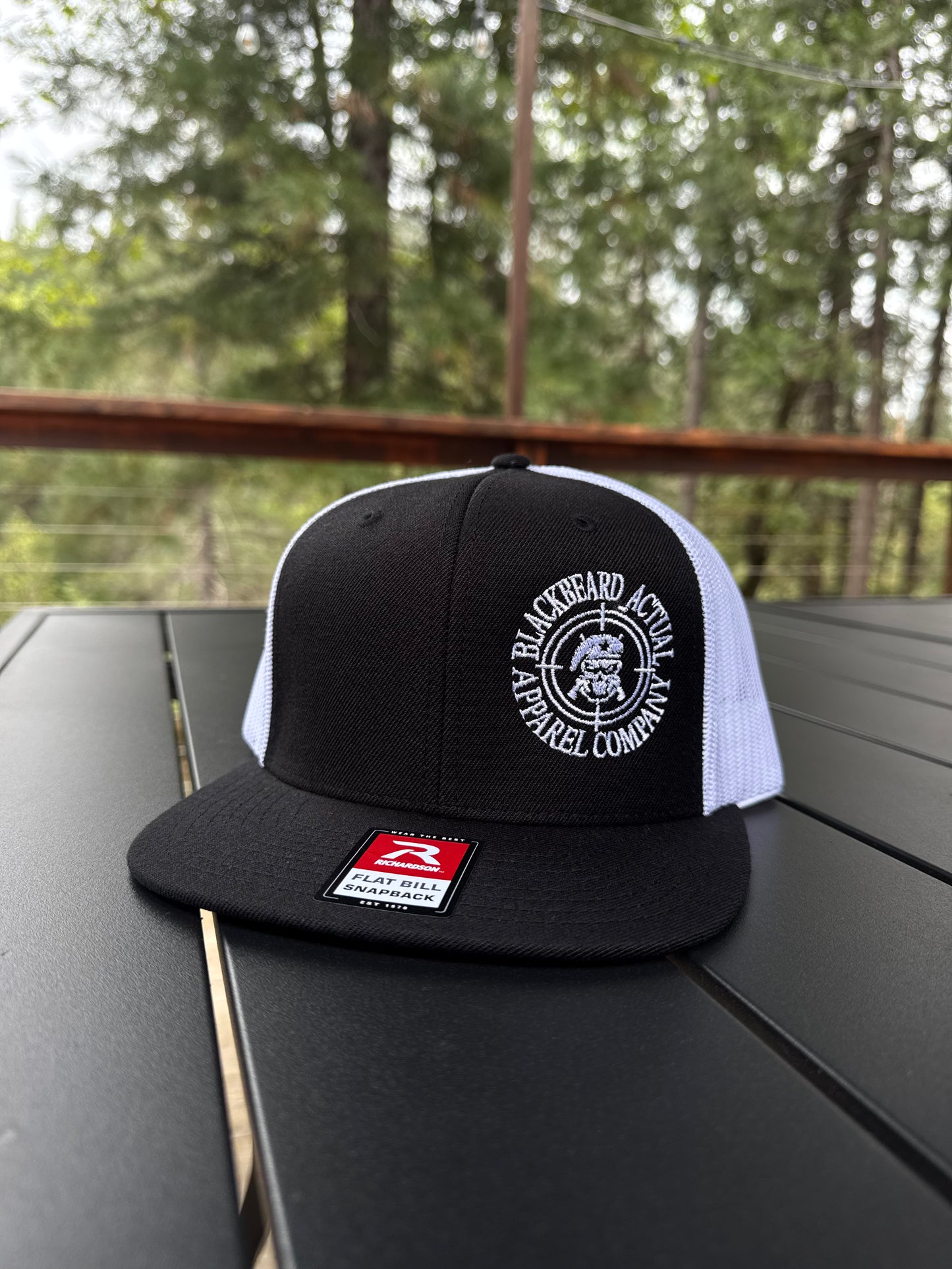 Richardson-511 Flat Bill Snap-Back Hat - Official Blackbeard_Actual