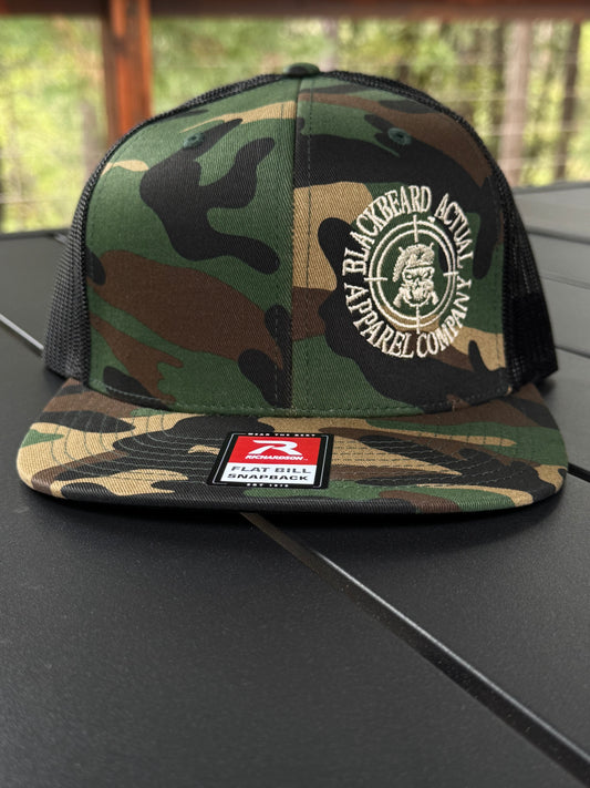 Richardson-511 Flat Bill Snap-Back Hat - Official Blackbeard_Actual