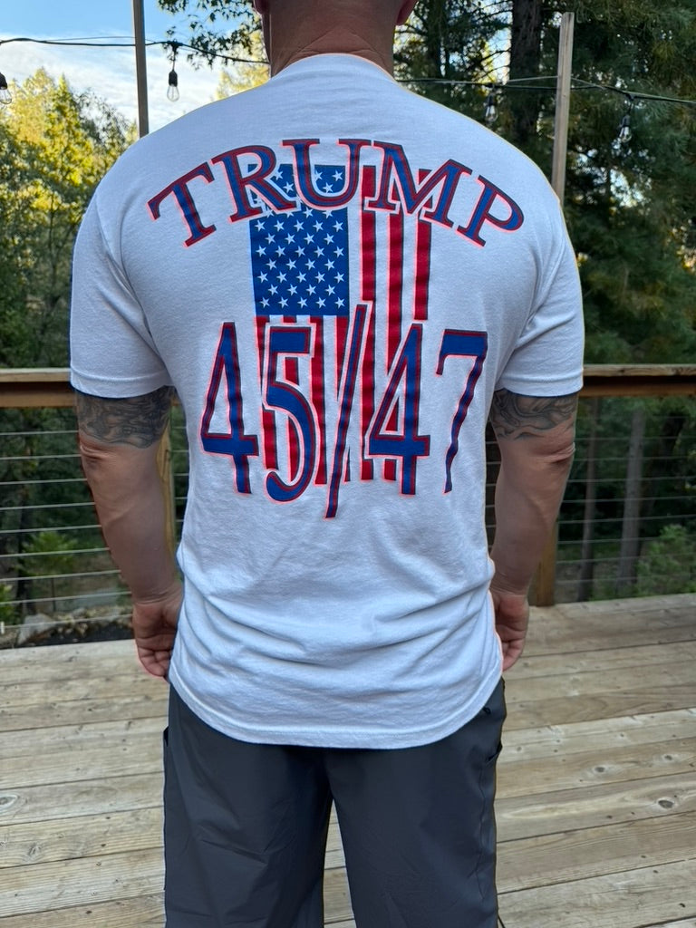 TRUMP 45/47 - 60/40 Cotton/Poly T-Shirt