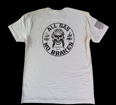 ALL GAS - Cotton/Poly T-shirt