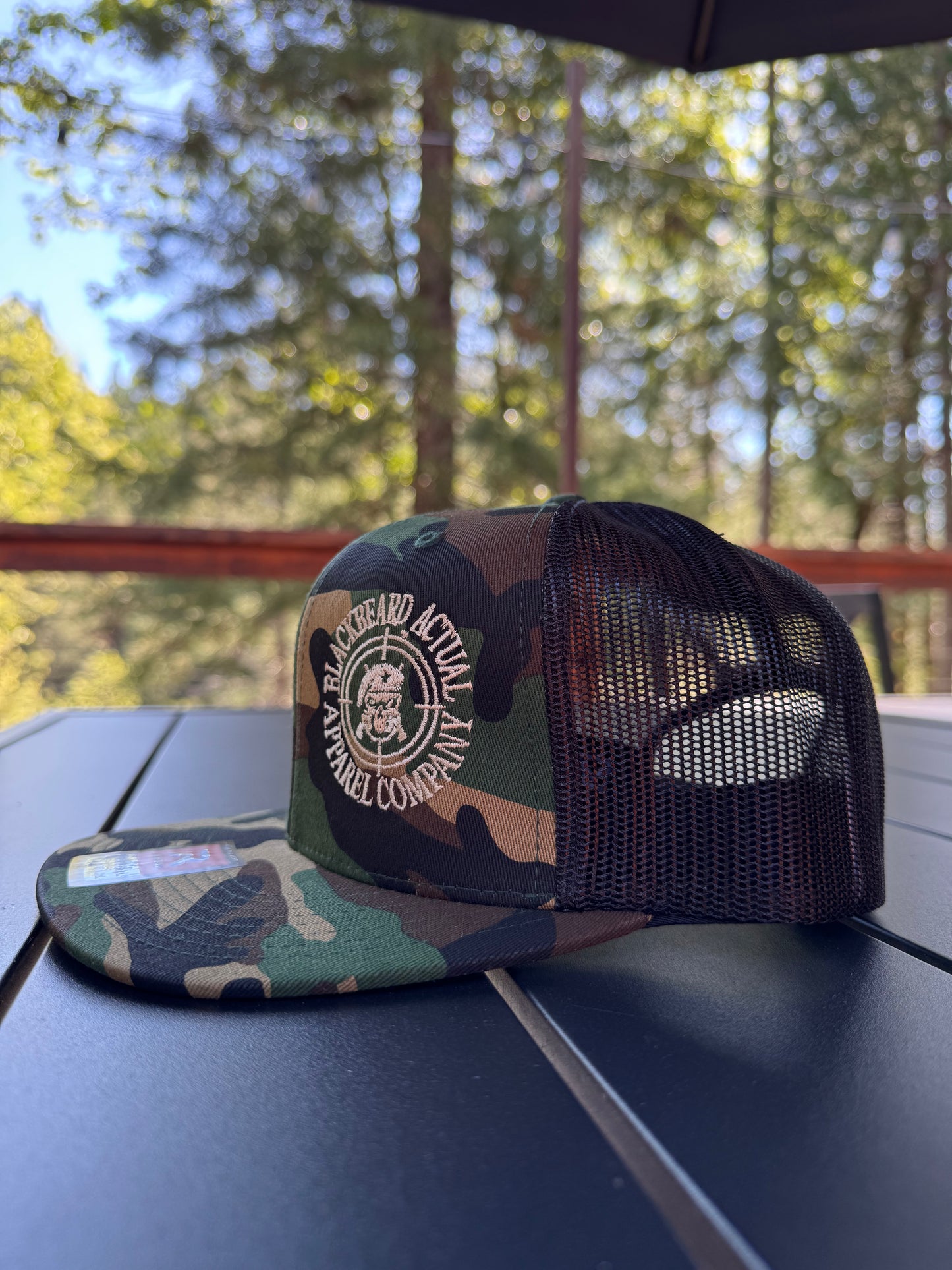 Richardson-511 Flat Bill Snap-Back Hat - Official Blackbeard_Actual