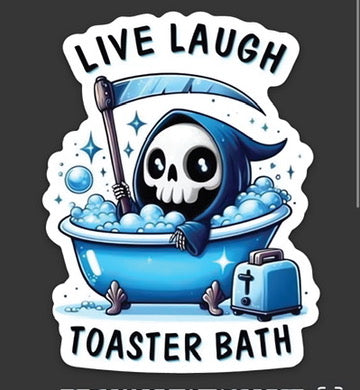 Sticker -Toaster Bath